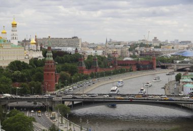 güzel pamoramik Moskova manzarası