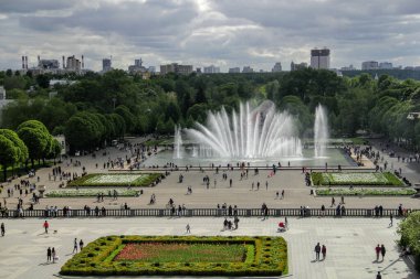 güzel panoramik manzara vdnh park