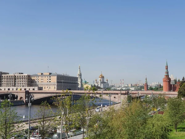 Panorama Utsikt Moskva Stad — Stockfoto