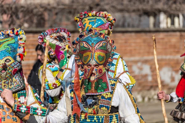 Kukeri маскарад фестивалю — стокове фото