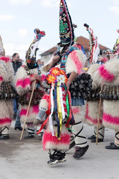 Kukeri가 면 무도회 축제 — 스톡 사진
