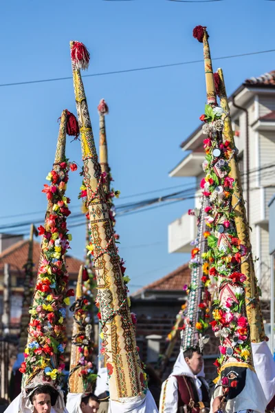 Kukeri μεταμφίεση Φεστιβάλ — Φωτογραφία Αρχείου