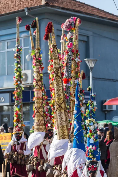 Kukeri μεταμφίεση Φεστιβάλ — Φωτογραφία Αρχείου