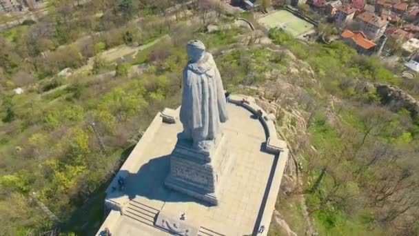 Pomnik Aliosha w Płowdiwie — Wideo stockowe