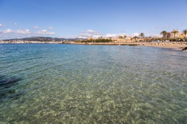Palma de Mallorca kıyı şeridi