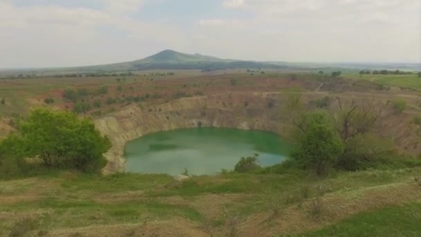 Poço de mina aberta — Vídeo de Stock