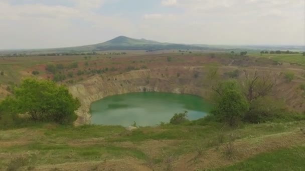 Open mine pit — Stock Video