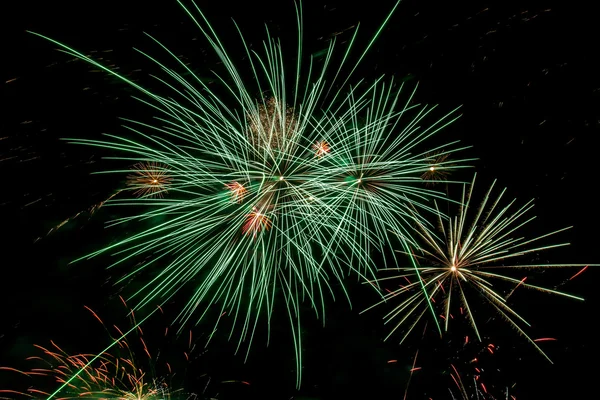 Fecho dos fogos de artifício — Fotografia de Stock