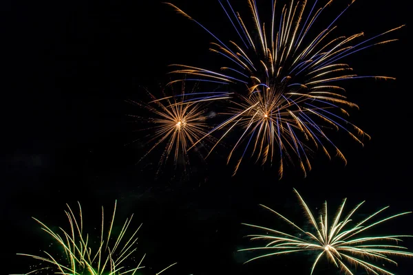 Fecho dos fogos de artifício — Fotografia de Stock