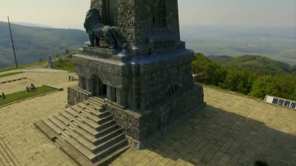 Shipka Aerial view — Stockvideo