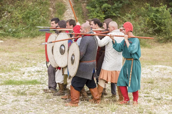 Attack with a spear — Stock Photo, Image