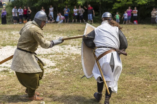 Ancient duel demonstration — Stock Photo, Image