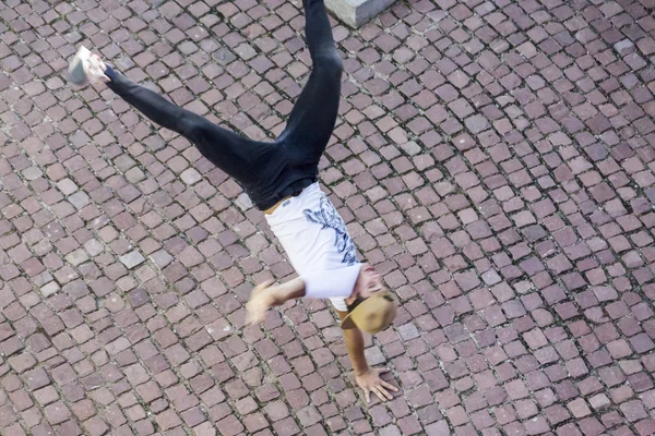 Luftaufnahme von Breakdance — Stockfoto