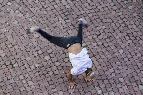 Luftaufnahme von Breakdance — Stockfoto