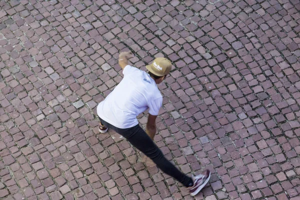 Vista aérea del breakdance — Foto de Stock