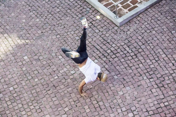 Luftaufnahme von Breakdance — Stockfoto