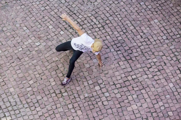 Luftaufnahme von Breakdance — Stockfoto