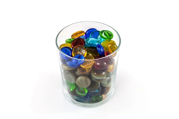 Glass of gems — Stock Photo, Image