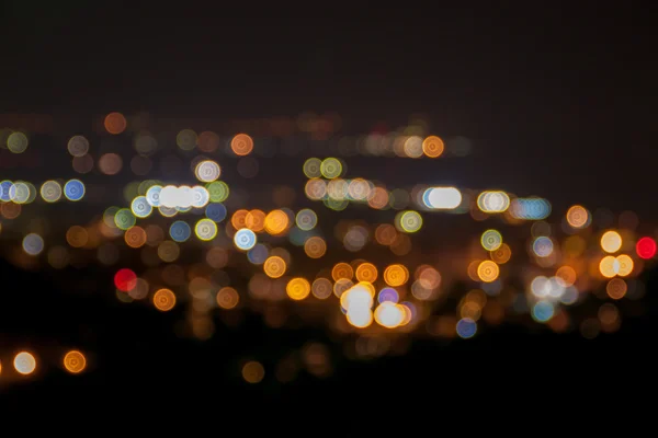 Luzes da cidade boke — Fotografia de Stock