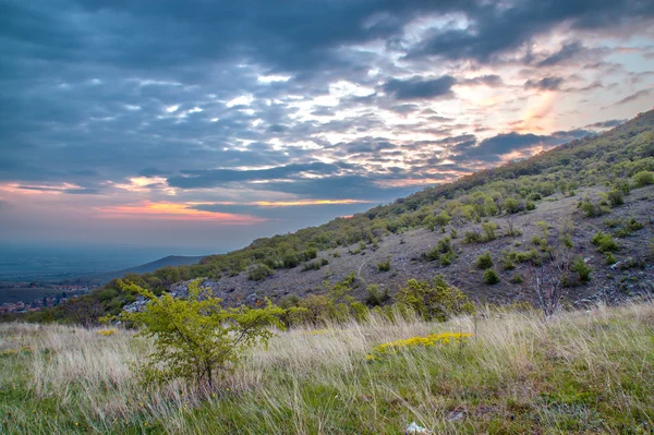 Sunrise over Markovo, Bulgaria — Stock Photo, Image