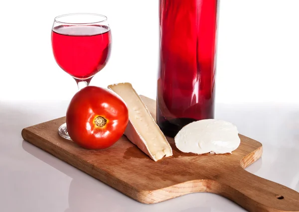 Vino gourmet e cena — Foto Stock