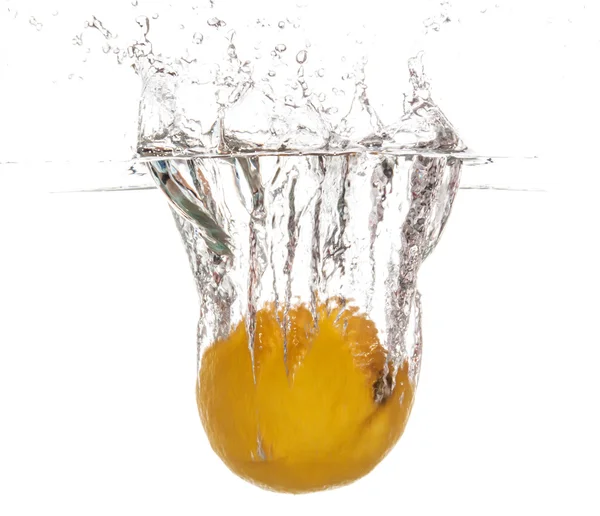 Lemon splashing — Stock Photo, Image