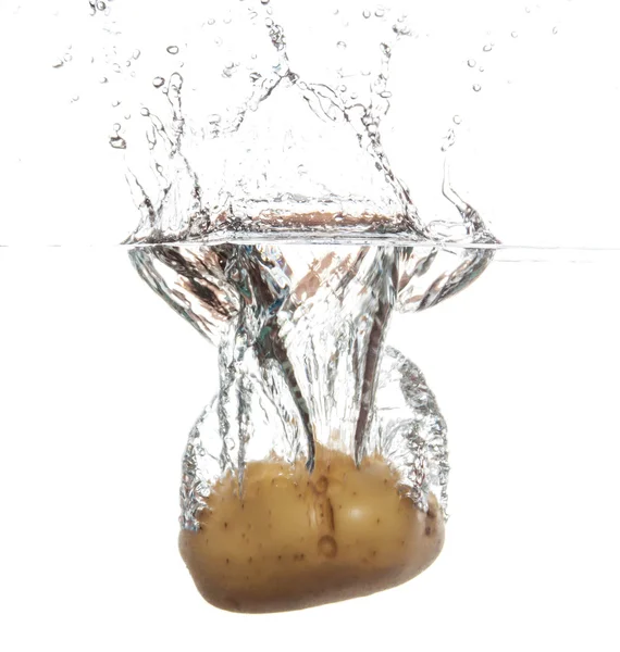 Splashing potato — Stock Photo, Image