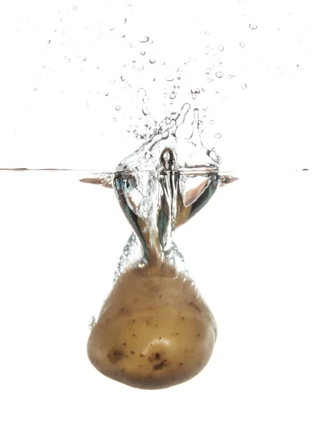 Splashing potato — Stock Photo, Image