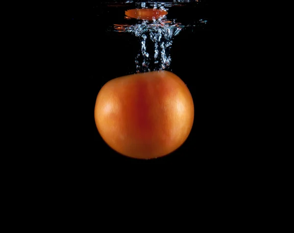 Tranche de tomate lumineuse — Photo