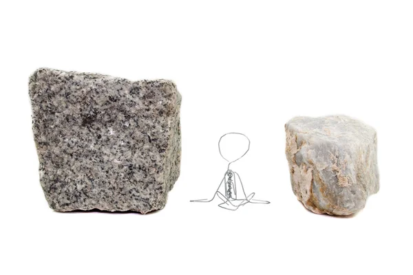 Zwischen einem Felsen und einem harten Ort — Stockfoto