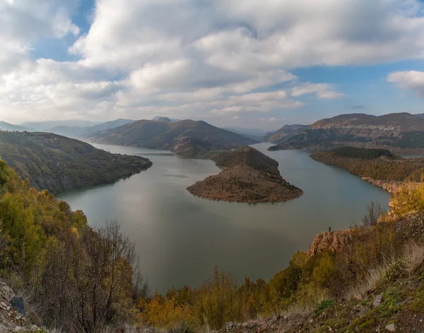 Die berühmte arda river turn — Stockfoto