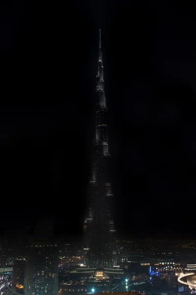 Dubaj nowy rok fajerwerkami — Zdjęcie stockowe