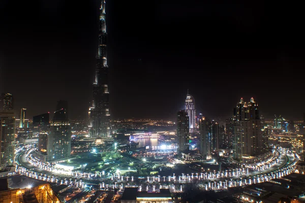 Dubai Nieuwjaar vuurwerk — Stockfoto