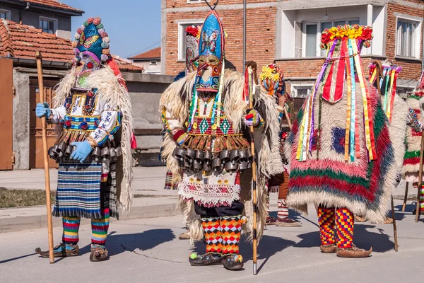 Барвисті костюми та маски — стокове фото