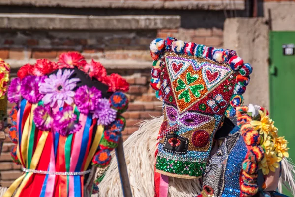 Colorful costumes and masks — Stock Photo, Image