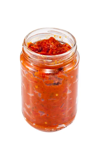 A jar of liutenica — Stock Photo, Image