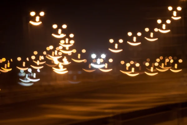 Smiley face bokeh — Stock Photo, Image