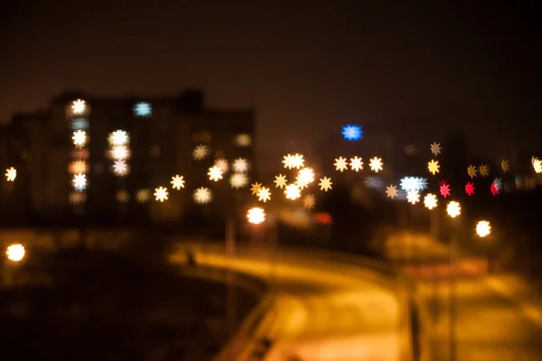 Stjärnform bokeh — Stockfoto