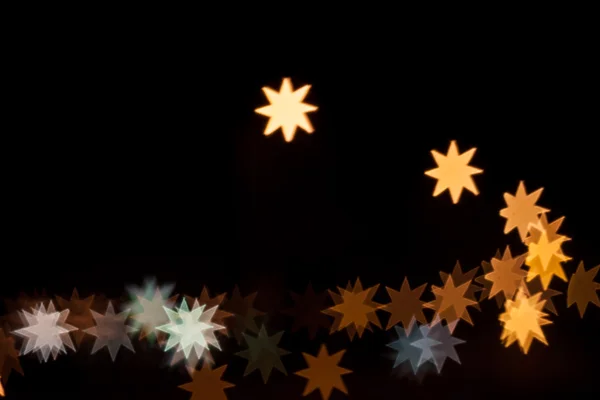 Star shape bokeh — Stock Photo, Image