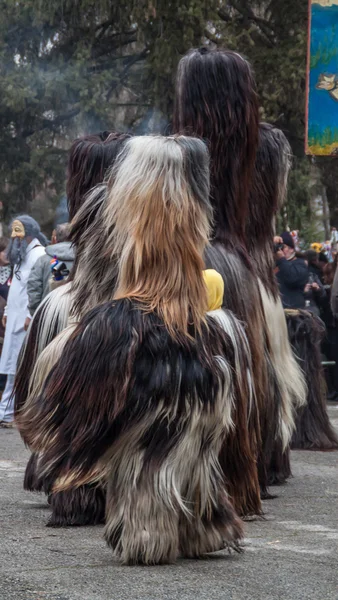 Kukeri - Disfraces coloridos y máscaras — Foto de Stock