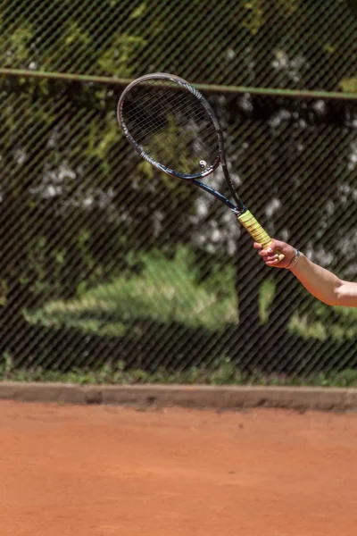 Tennisvorhand — Stockfoto