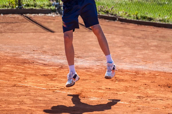 Służyć tenis — Zdjęcie stockowe