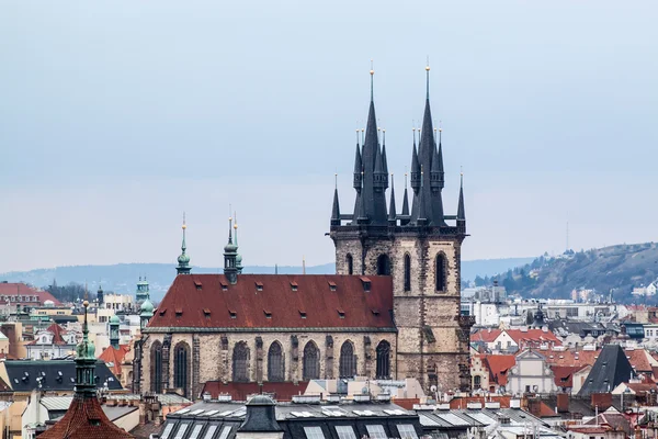 Vista de alto ângulo de Praga — Fotografia de Stock