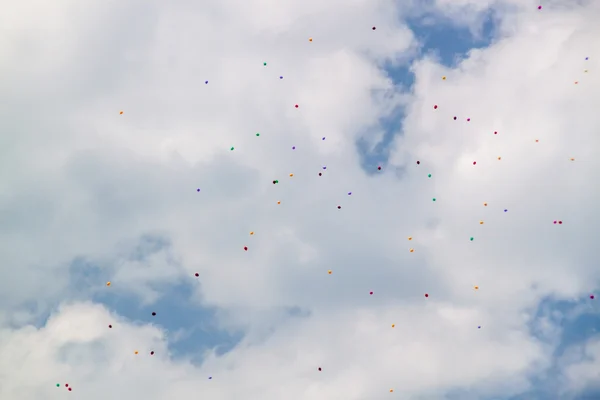 Lotes de balões de hélio — Fotografia de Stock