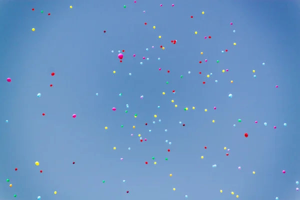 Lots of helium baloons — Stock Photo, Image