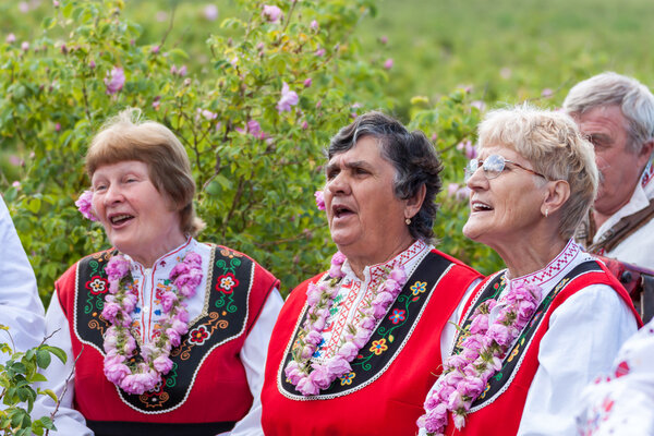 Rose picking festival