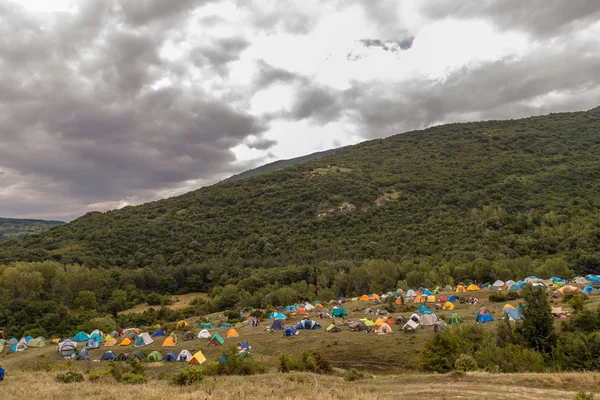 Lots of tents — Stock Photo, Image