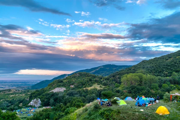 Lots of tents — Stock Photo, Image