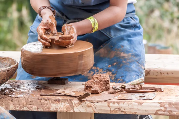 Fabrication de poterie — Photo