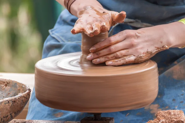 Fabrication de poterie — Photo